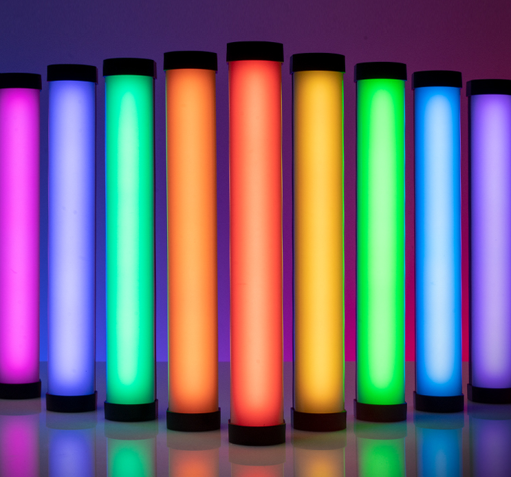 nanlite南光魔光管灯6c 柔光rgb棒灯便携led手持视频补光摄影冰灯灯管 1尺 25CM