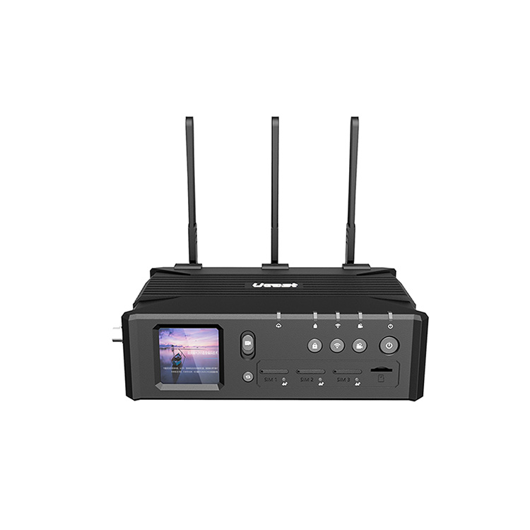 Ucast Q8直播编码器3卡4G聚合视频机SDI/HDMI双路导播切换台户外